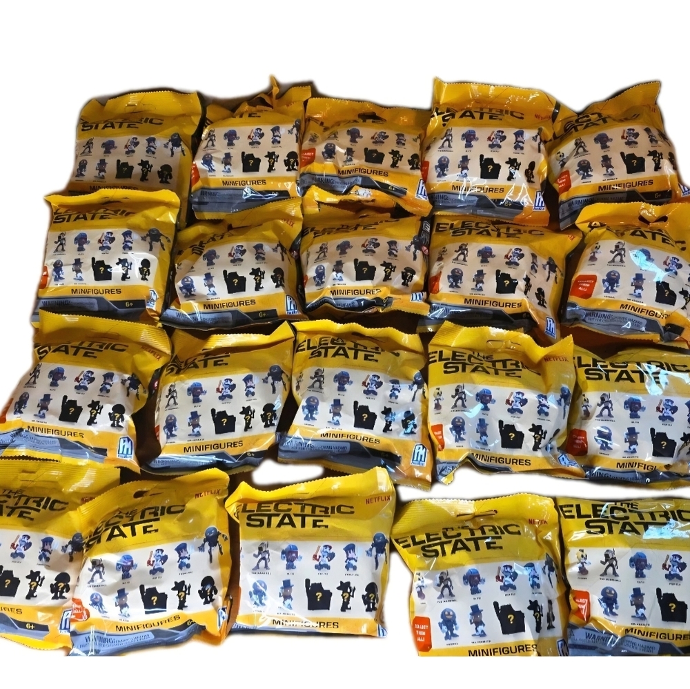 Lot Of 20 The Electric State Movie 2.5" Blind Pack MiniFigures Netflix 2024 NEW